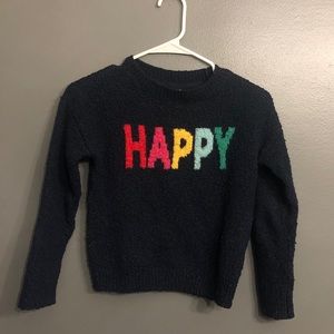 Girls sweater “Happy”